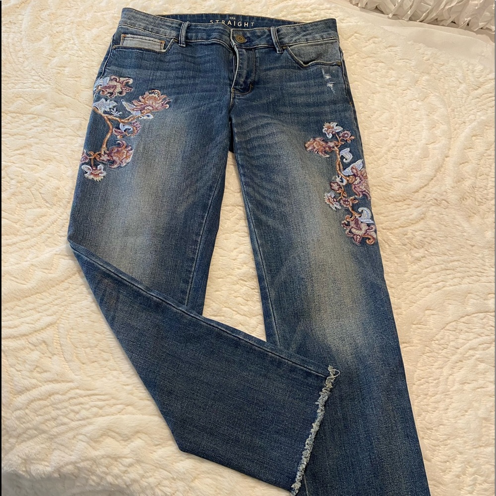 White House Black Market Cropped Jeans